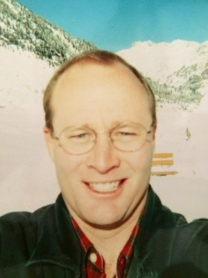 Jim taking a selfie in Switzerland (on film, way before the iPhone!)