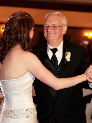 My father and I dance on my wedding day, October 4th, 2008.