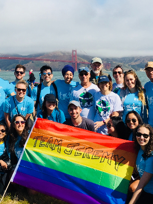 Team Jeremy at the Bay Area Brain Tumor Walk