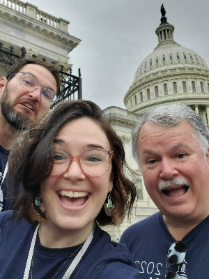 The Noggin Ninjas (plus hidden Mary Kay) at Head to the Hill 2023