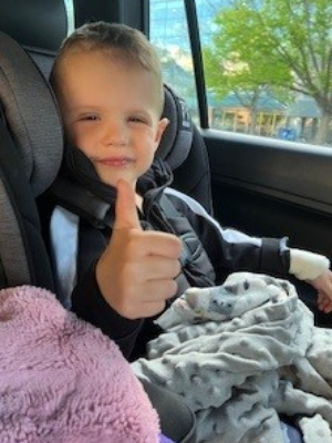 Lincoln Post Surgery for Craniopharyngioma Tumor Removal