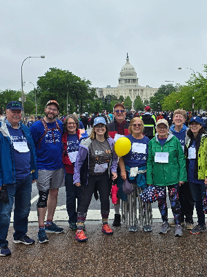 Crushing it in the rain at the Race for Hope 2024